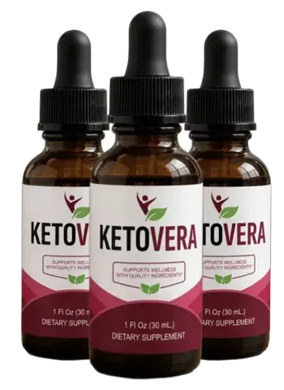 Three KetoVera Drops bottles